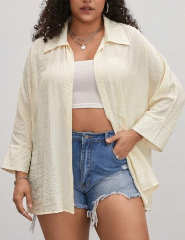 Camasa SHEIN CURVE, crem