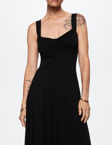 Rochie medie Mango, negru