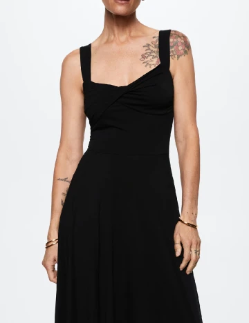 Rochie medie Mango, negru