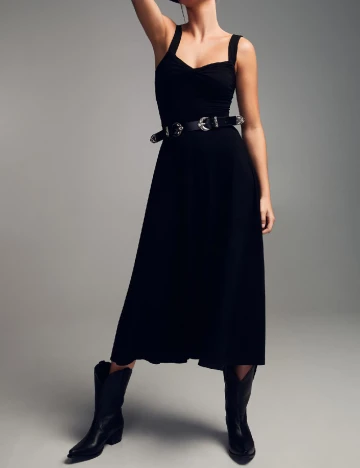 Rochie medie Mango, negru
