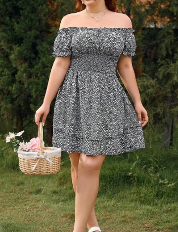 Rochie scurta SHEIN CURVE, negru