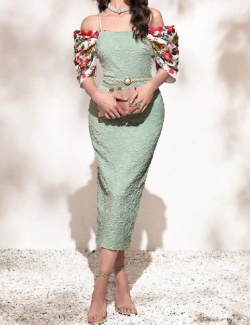 
						Rochie medie SHEIN, verde