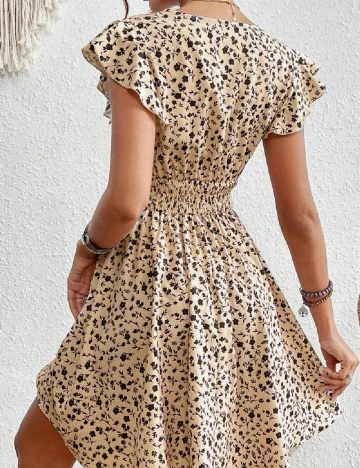 Rochie scurta SHEIN, crem