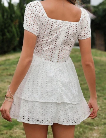 Rochie scurta SHEIN, alb
