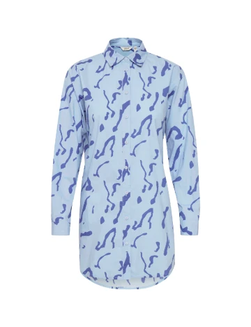 Camasa Oversize b.young, albastru Albastru
