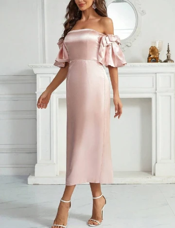 Rochie medie SHEIN, roz