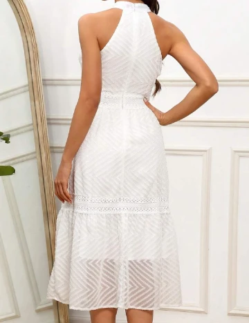 Rochie medie SHEIN, alb Alb