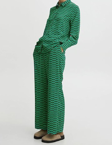 
						Pantaloni Ichi, verde