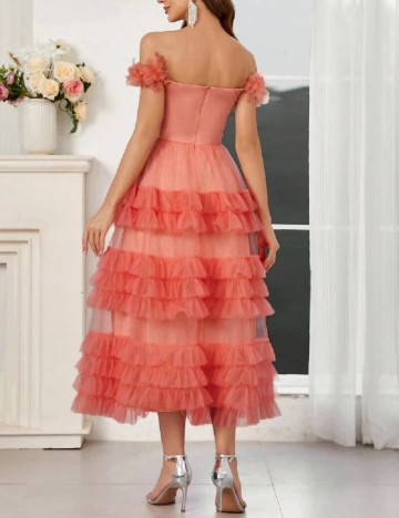 Rochie medie SHEIN, portocaliu