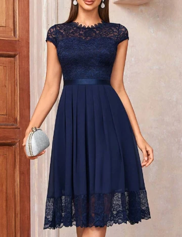 Rochie scurta Miusol, bleumarin