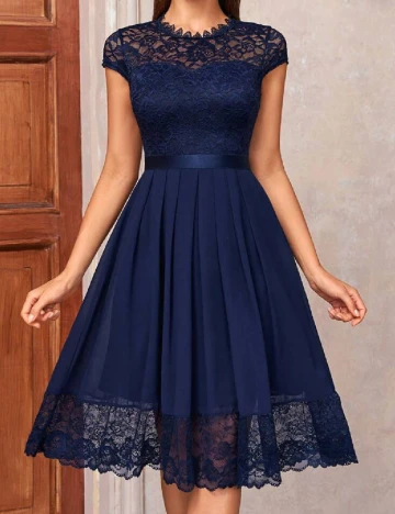 Rochie scurta Miusol, bleumarin