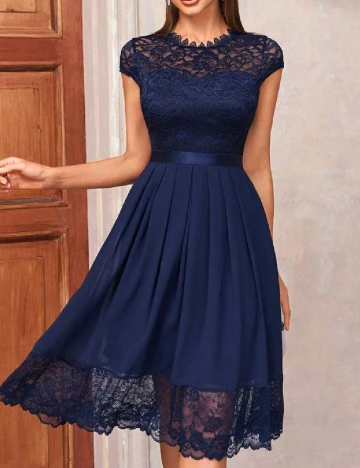 Rochie scurta Miusol, bleumarin