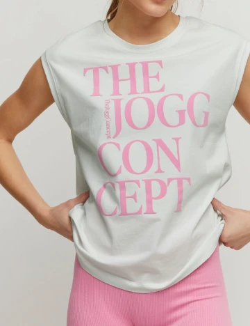 Tricou TheJoggConcept, alb