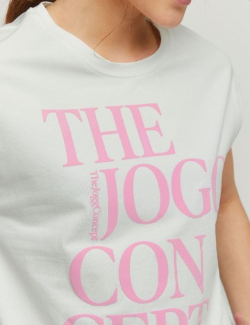 Tricou TheJoggConcept, alb