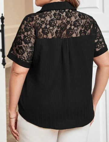 Camasa SHEIN CURVE, negru