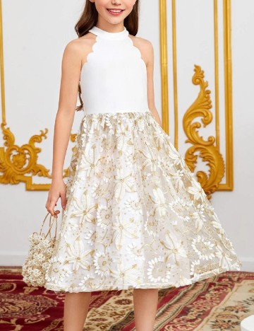 
						Rochie Shein Kids, alb