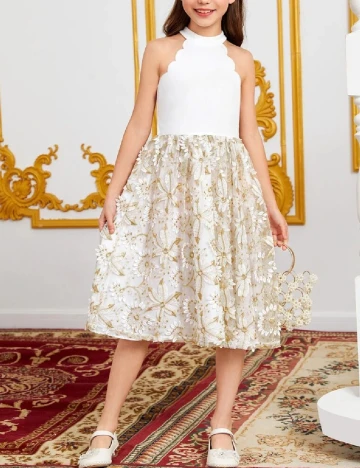 Rochie Shein Kids, alb