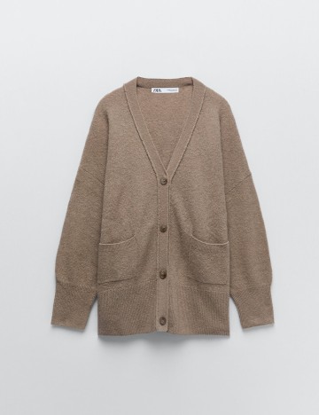 blazer Zara, maro, S