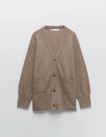 blazer Zara, maro, S