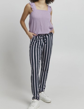 
						Pantaloni Ichi, bleumarin