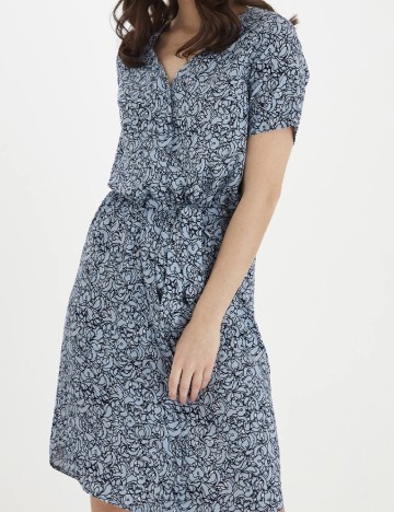 Rochie scurta Fransa, albastru
