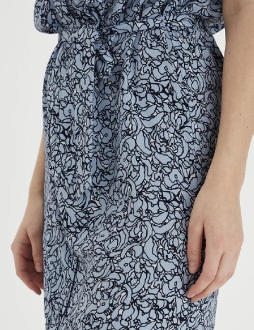 Rochie scurta Fransa, albastru