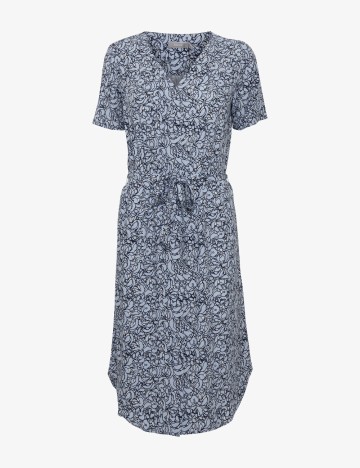 Rochie scurta Fransa, albastru