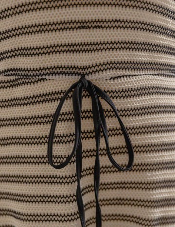 Rochie scurta SHEIN CURVE, alb/negru