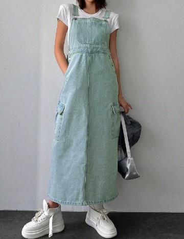 Rochie medie Dazy, albastru