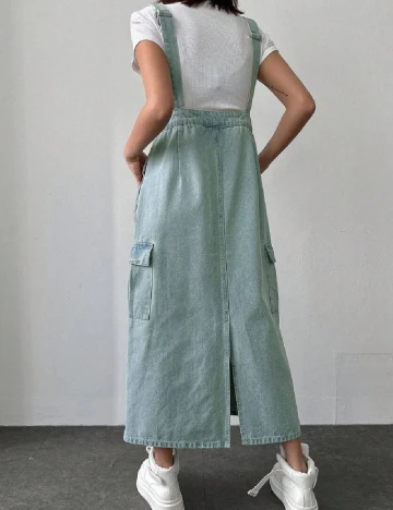 Rochie medie Dazy, albastru