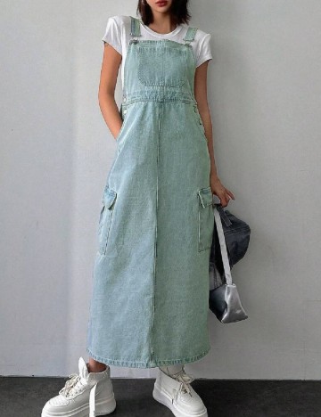 Rochie medie Dazy, albastru
