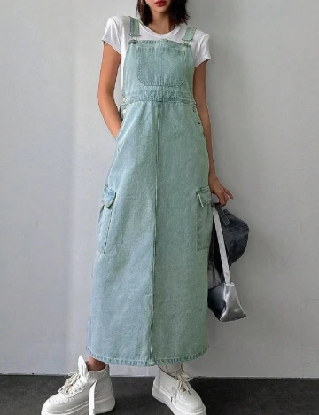 Rochie medie Dazy, albastru