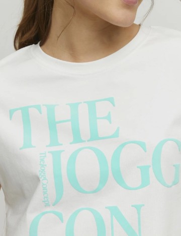 Tricou TheJoggConcept, alb