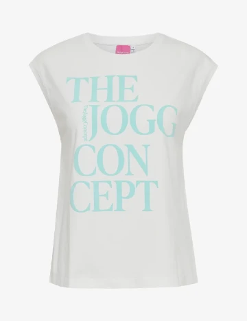 Tricou TheJoggConcept, alb Alb