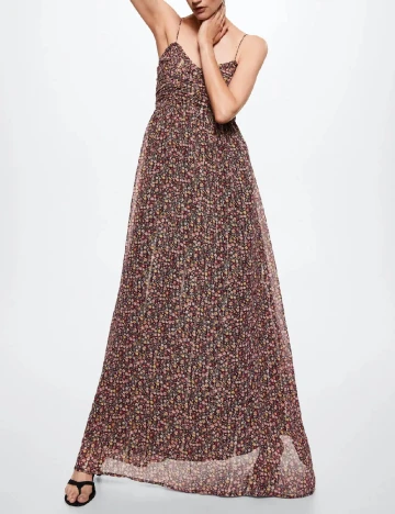 Rochie lunga Mango, floral print Floral print