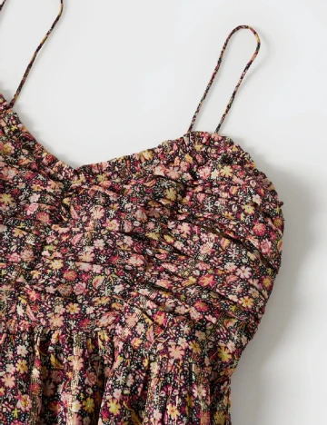 Rochie lunga Mango, floral print Floral print