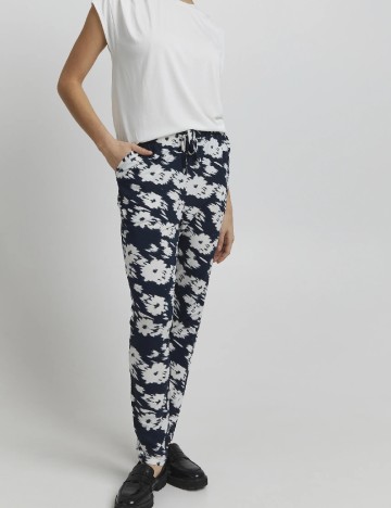 
						Pantaloni Ichi, bleumarin