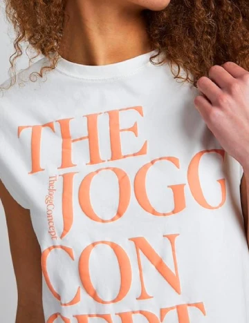 Tricou TheJoggConcept, alb