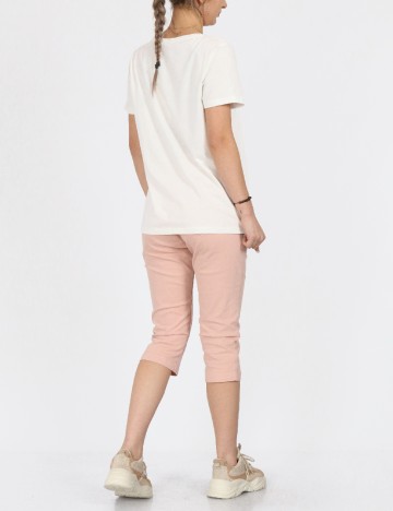 Tricou Cream, alb