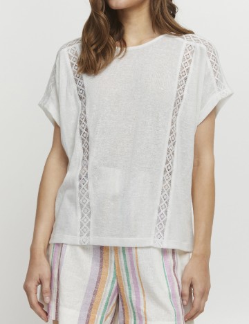 
						Tricou b.young, alb