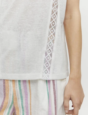 Tricou b.young, alb