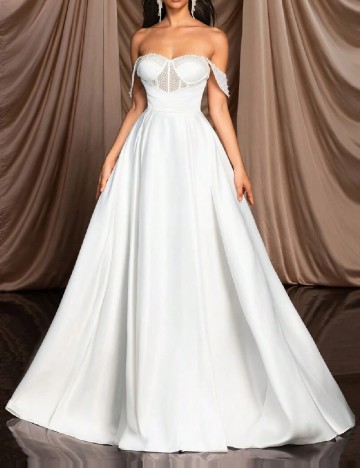 Rochie lunga SHEIN, alb