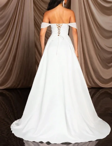 Rochie lunga SHEIN, alb Alb