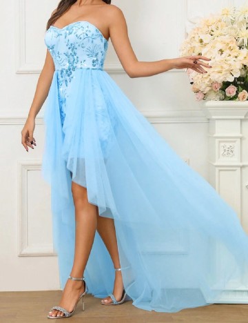 Rochie lunga SHEIN, bleu