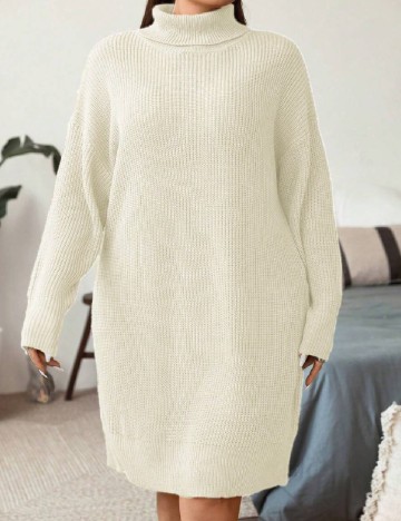 
						Rochie scurta SHEIN CURVE, ecru