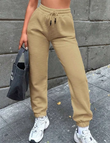 Pantaloni SHEIN, maro