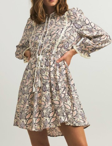 Rochie scurta Atelier Reve, crem