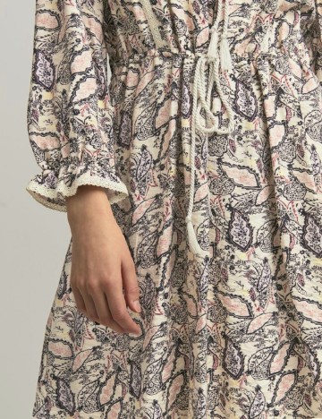 Rochie scurta Atelier Reve, crem