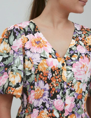 Rochie lunga Ichi, floral