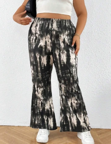 Pantaloni SHEIN CURVE, gri inchis Gri